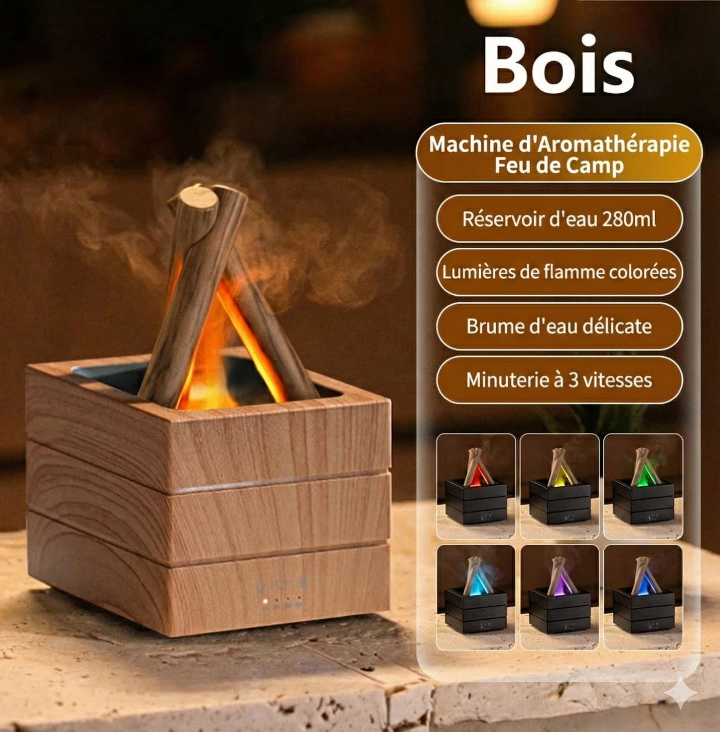 LUNEA - Diffuseur d'huiles essentielles