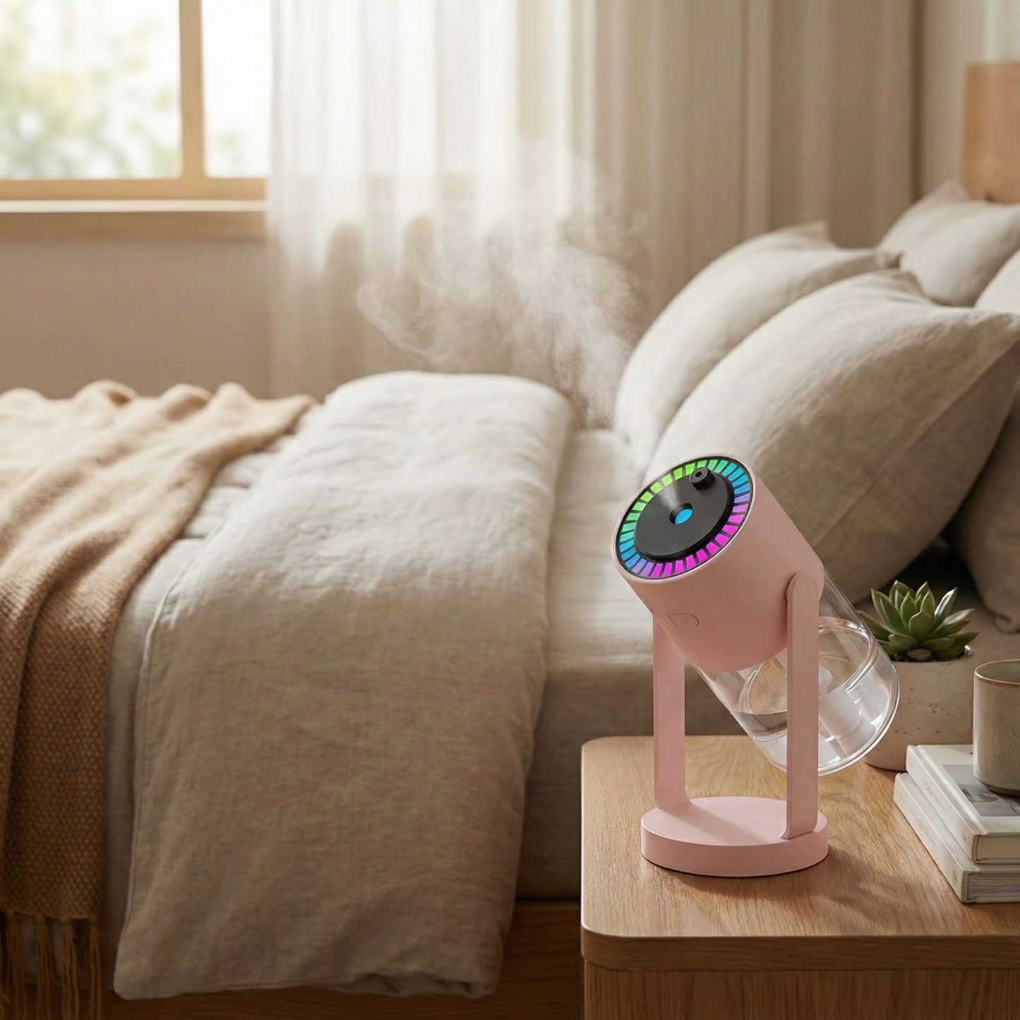 LUNEA - Humidificateur d'air avec lumière étoilée