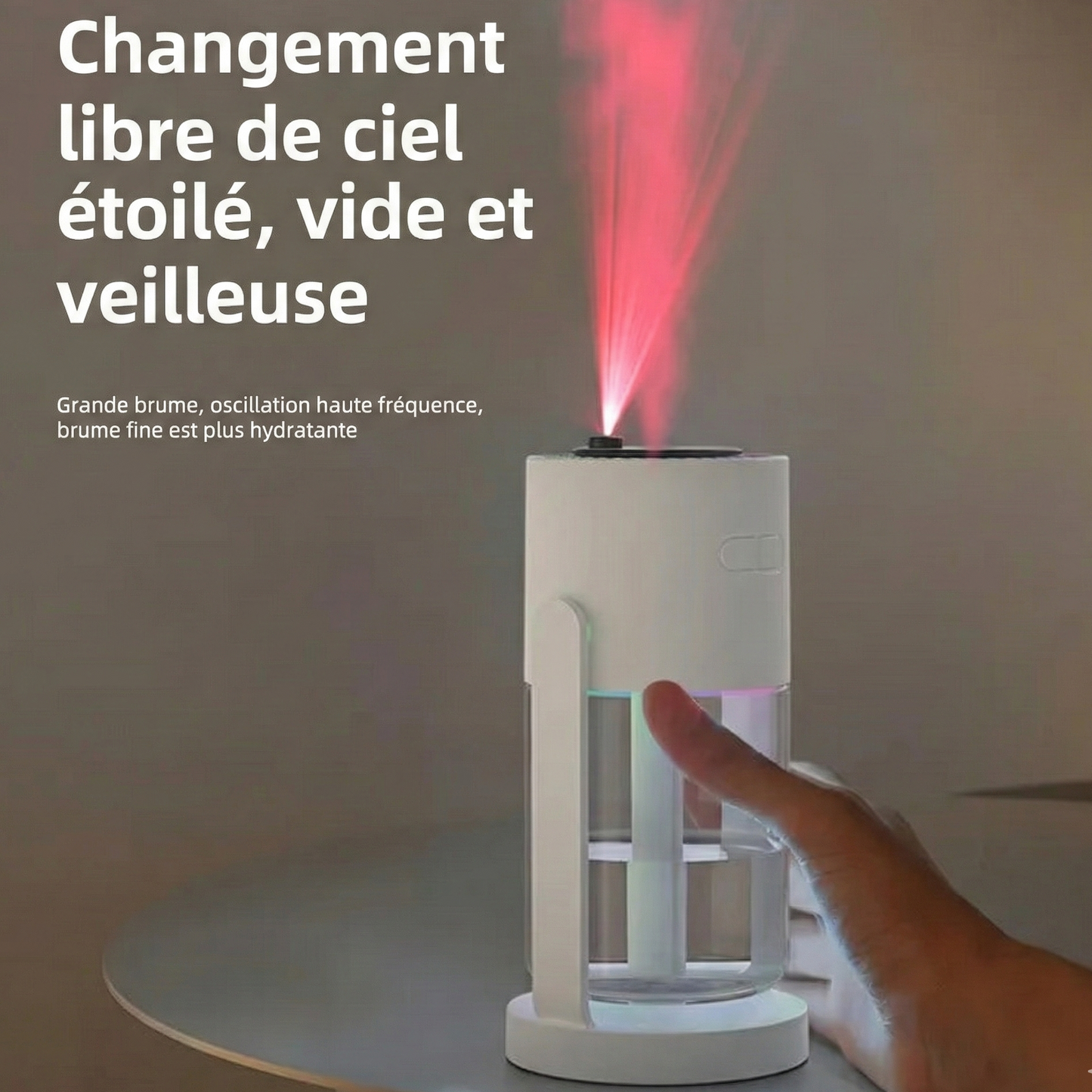 LUNEA - Humidificateur d'air avec lumière étoilée