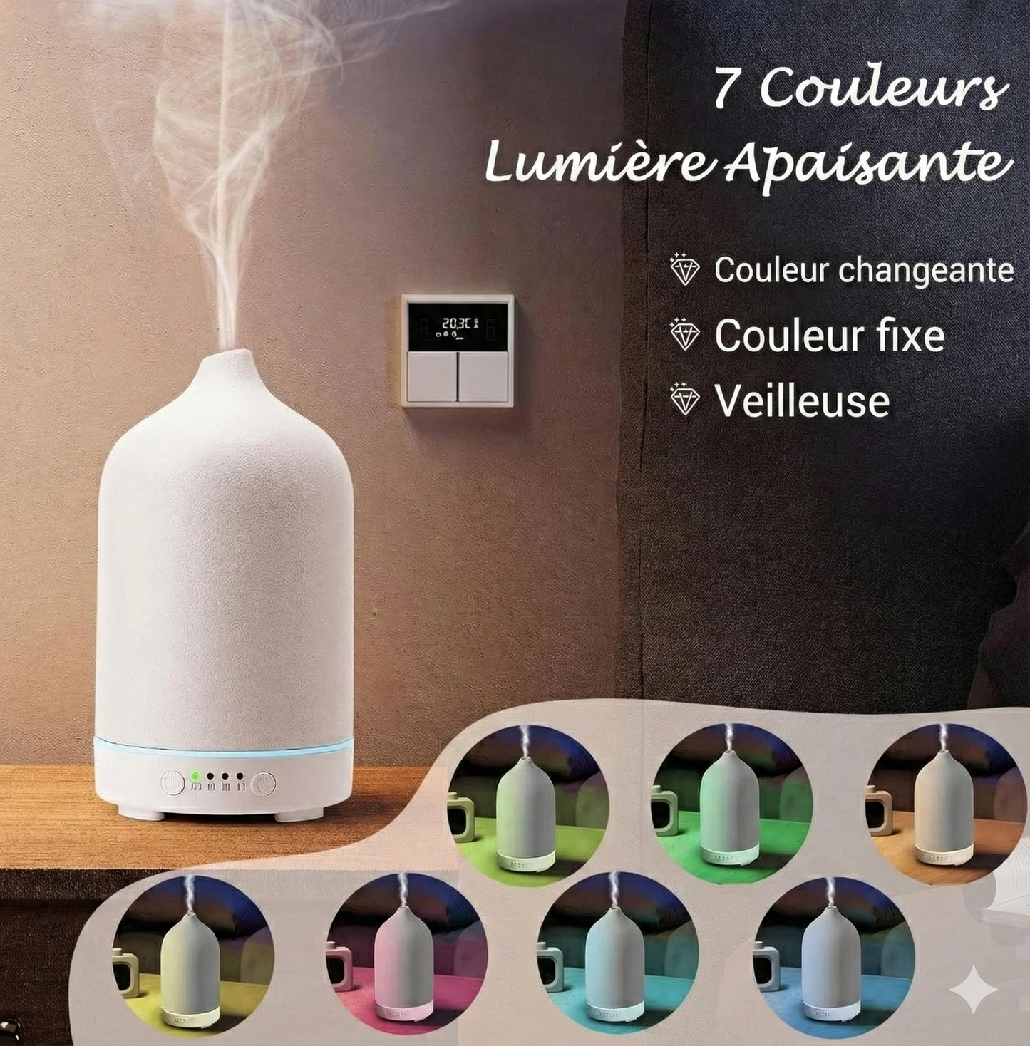 LUNEA - Diffuseur d'huiles essentielles