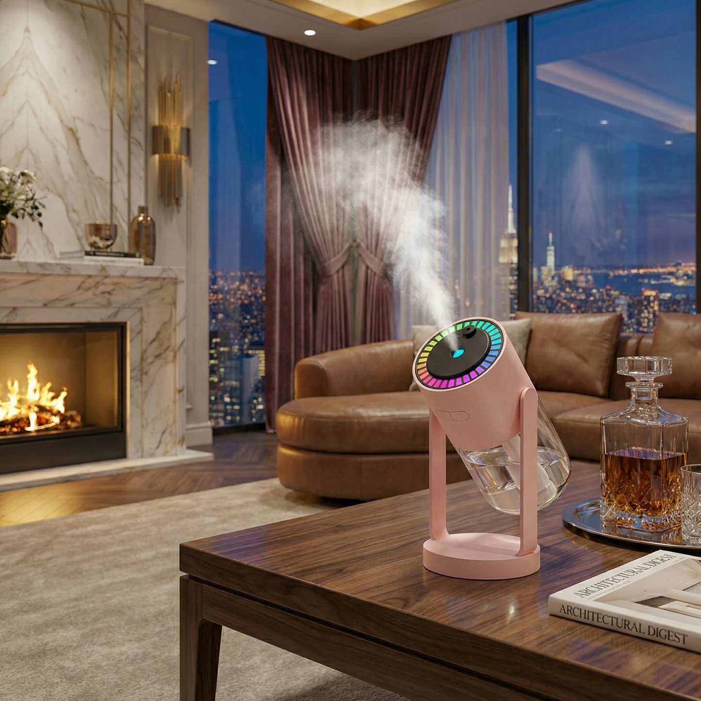 LUNEA - Humidificateur d'air avec lumière étoilée