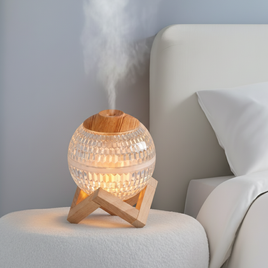 LUNEA - Humidificateur Moderne en Bois