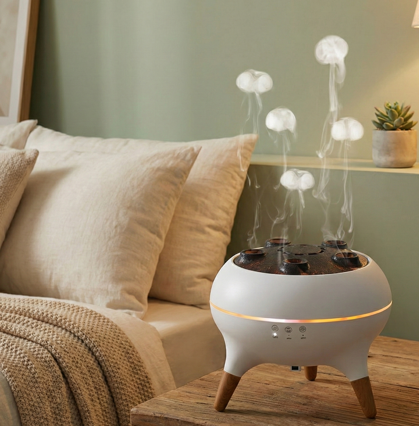 LUNEA - Diffuseur d'huiles essentielles méduse