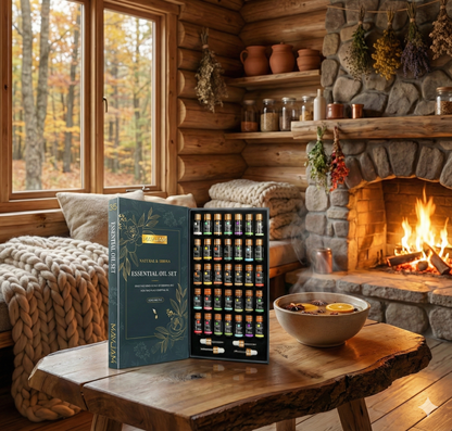 LUNEA - lot de 35 huiles essentielles