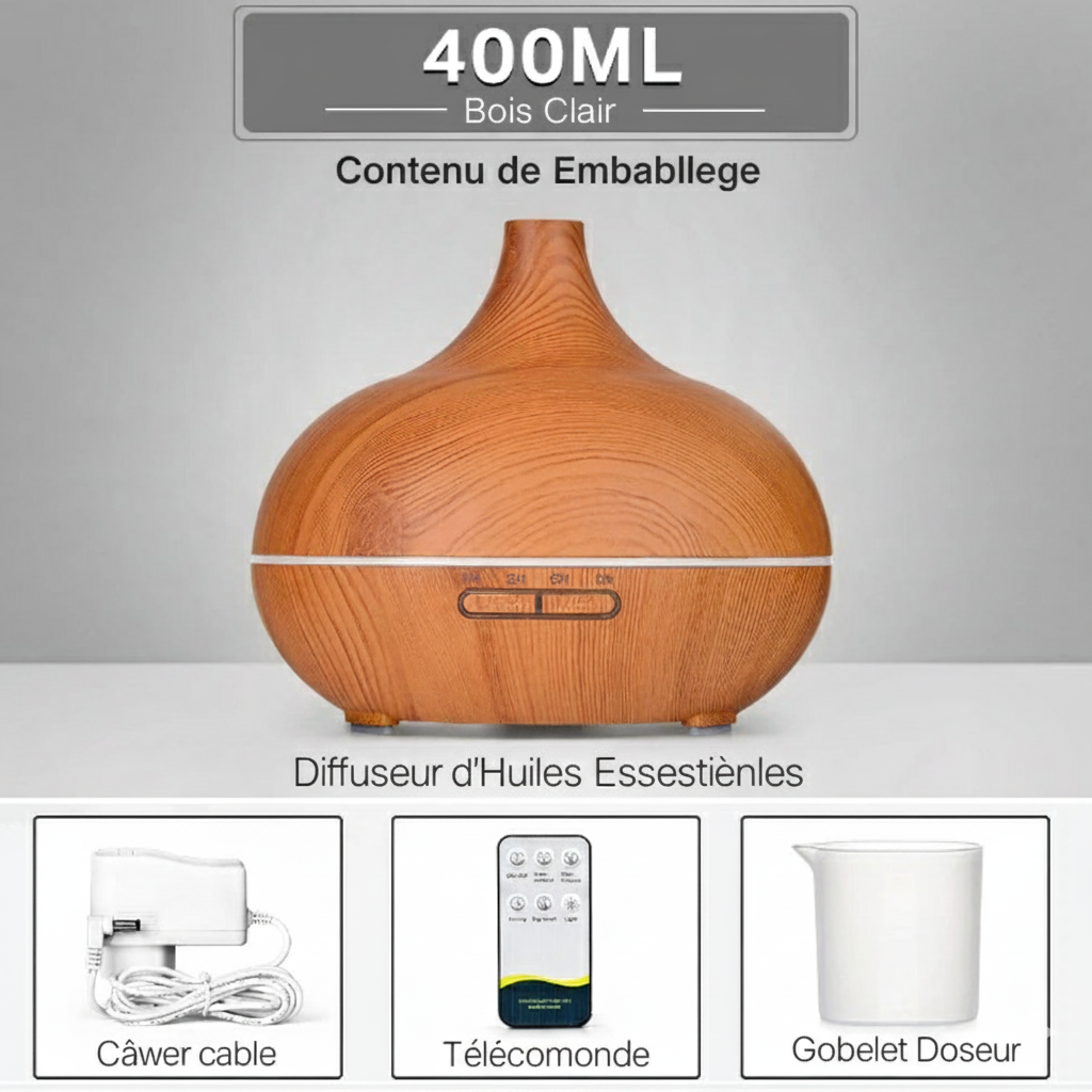 LUNEA - Diffuseur d'huiles essentielles