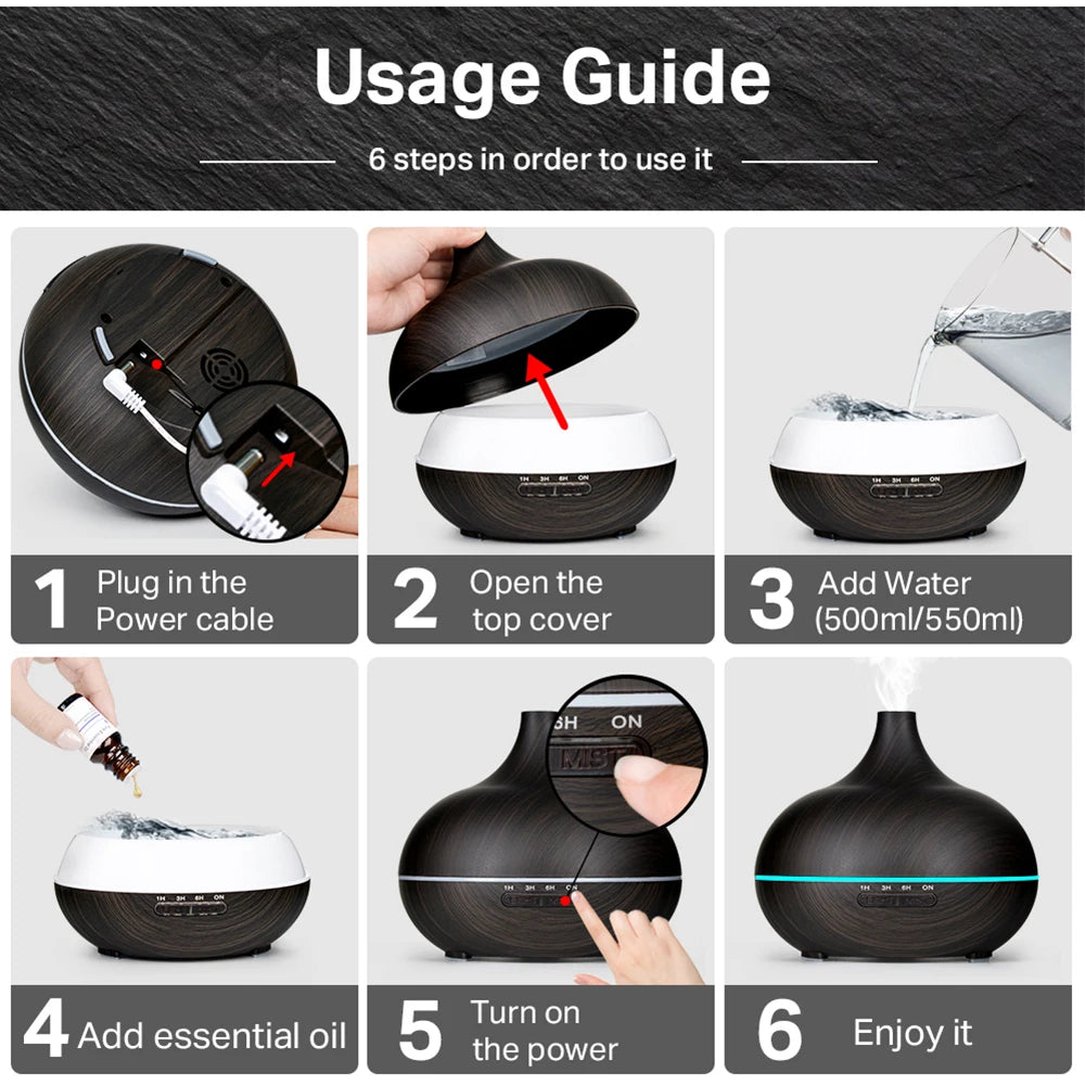 LUNEA - Diffuseur d'huiles essentielles