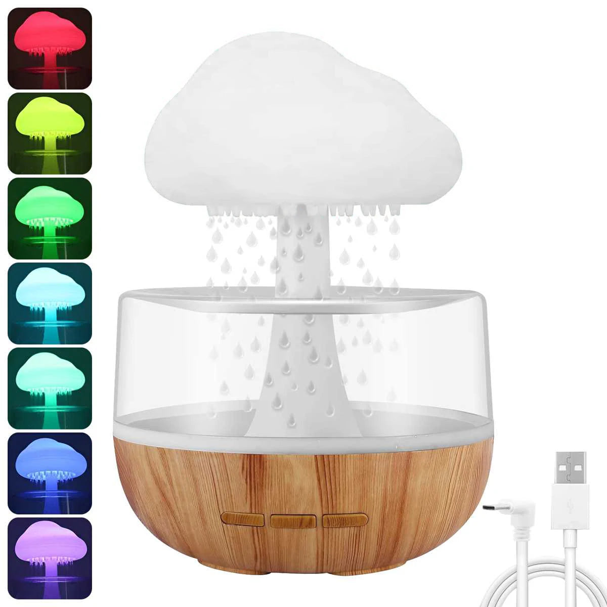 LUNEA -  Humidificateur Nuage de Pluie